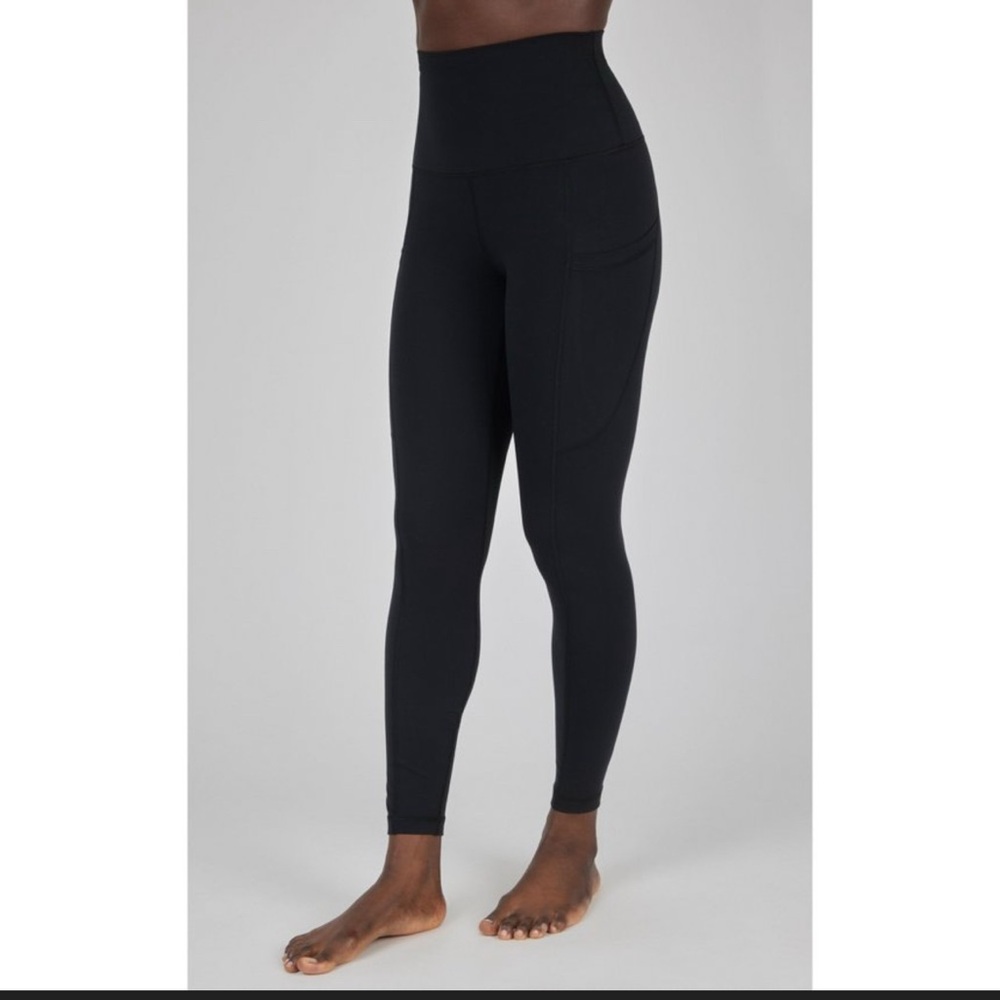 Yogalicious/Lux Lenox elastic free super High waist Side Pocket Ankle NWT